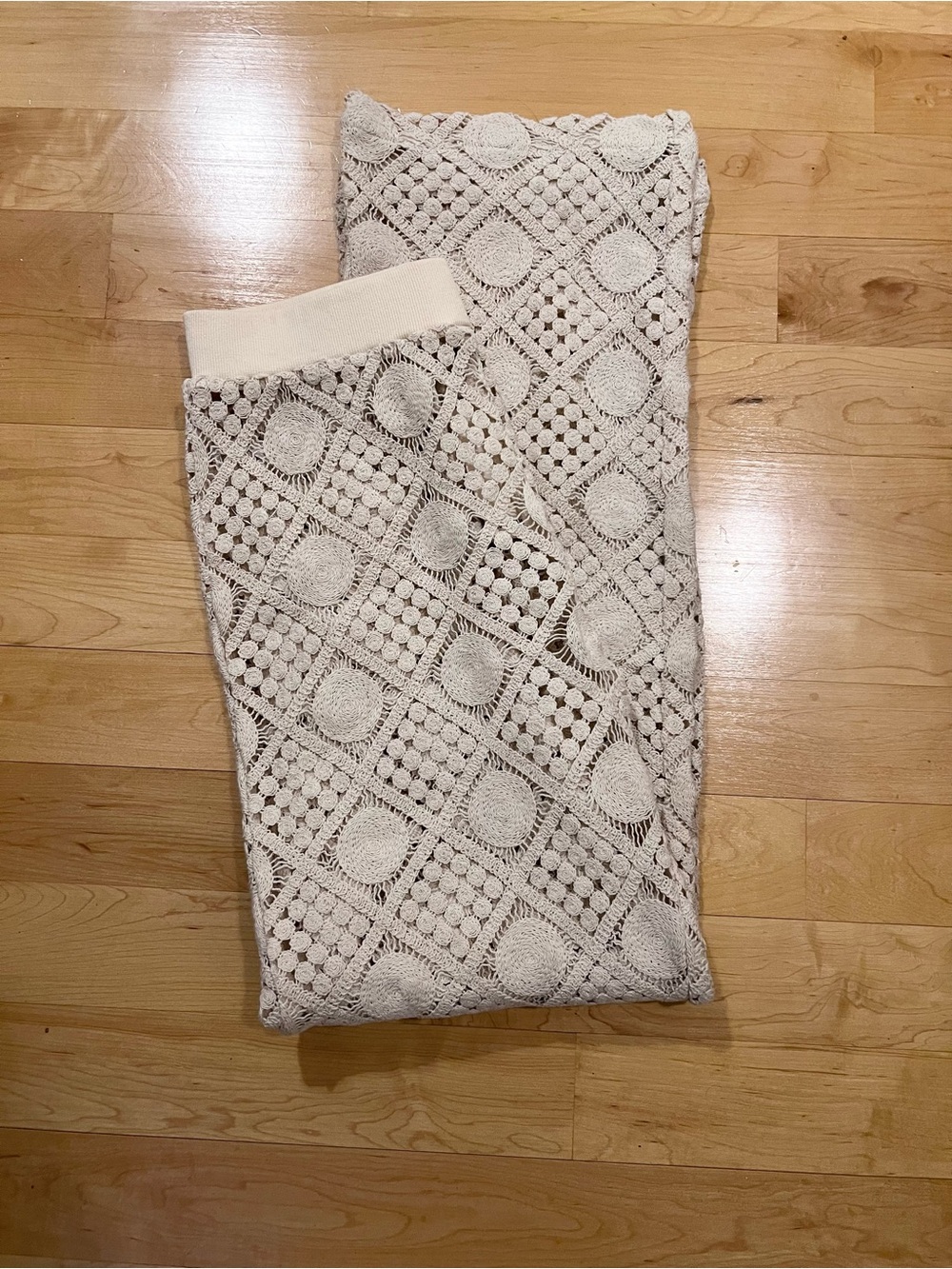 NWT Andrea Iyamah Hira Crochet Pants